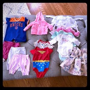 19 Piece 0-3 Month Girls Bundle